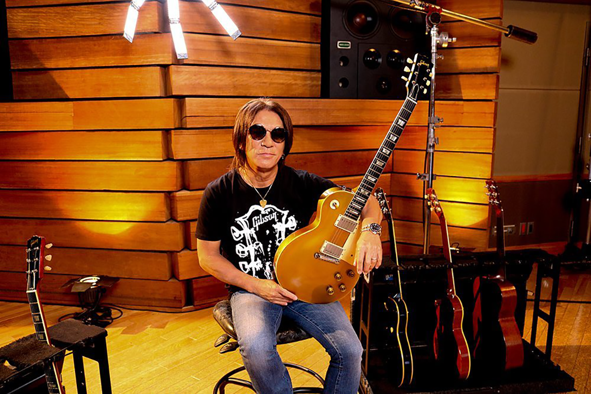 B'z Party x Gibson Tシャツ/GibsonHead Black | chidori.co