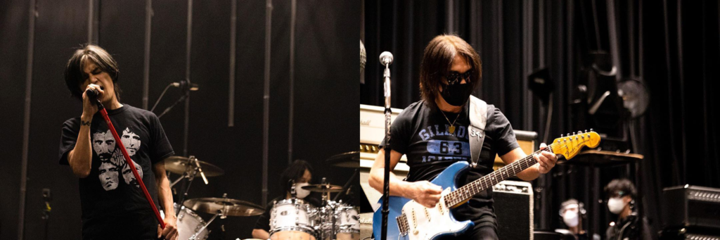 B'z公式SNSで公開された『B'z SHOWCASE 2020 -5 ERAS 8820- Day1~5』リハーサル写真