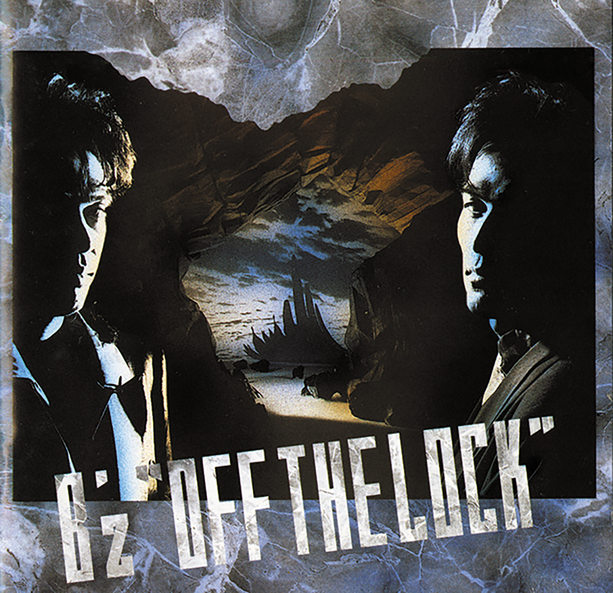 B'z 2ndアルバム『OFF THE LOCK』のジャケット写真