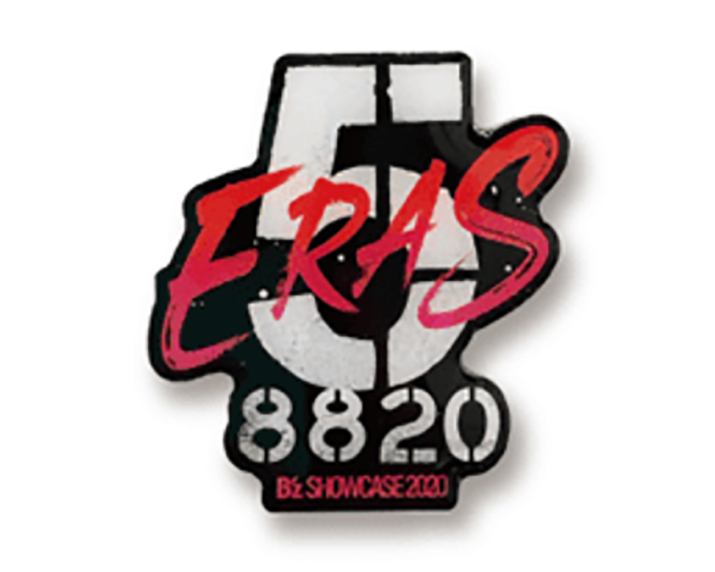 『B’z SHOWCASE 2020 -5 ERAS 8820- Day1~5』のチャリティーピンバッジ