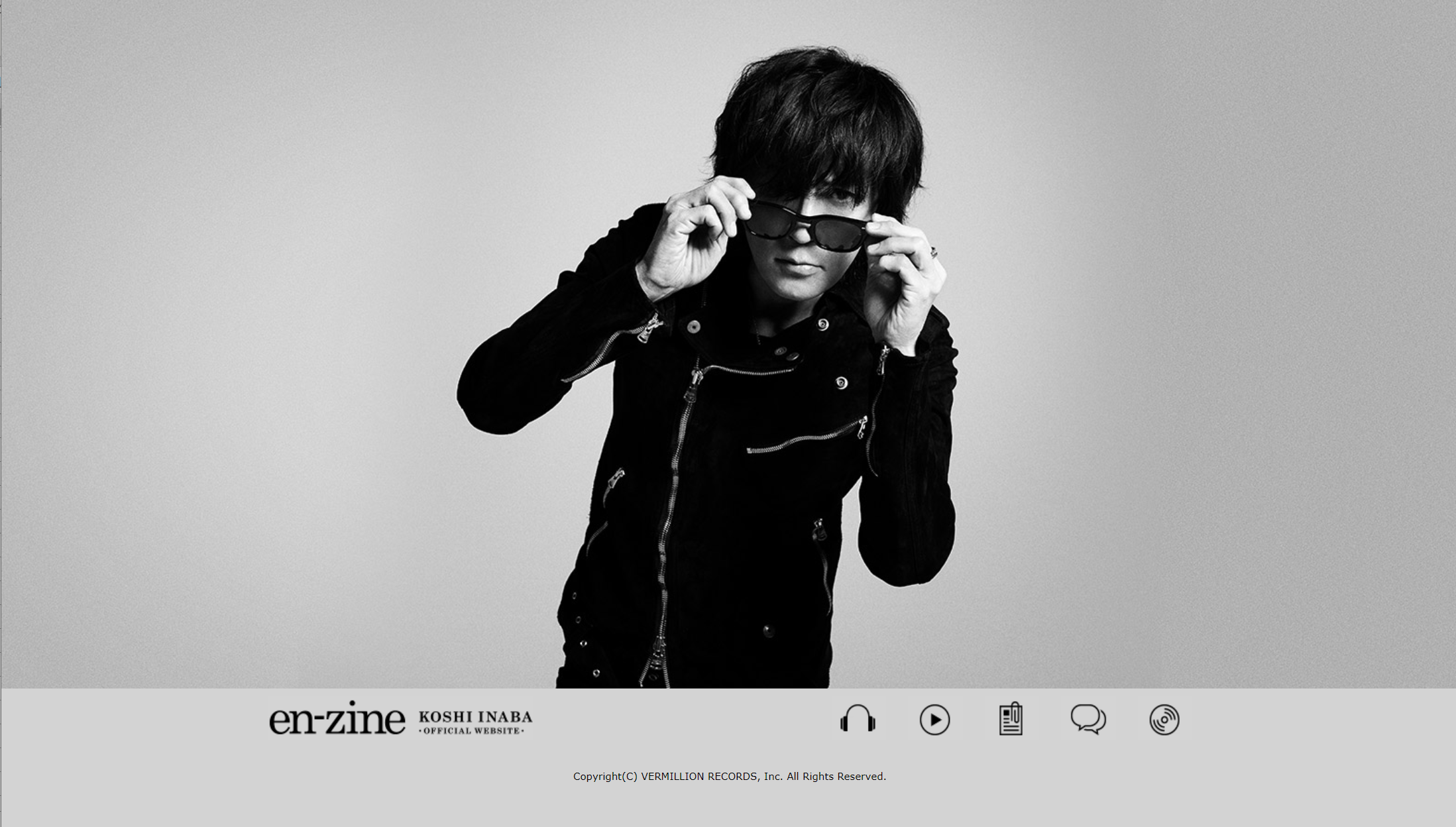 稲葉浩志の公式サイト「en-zine」