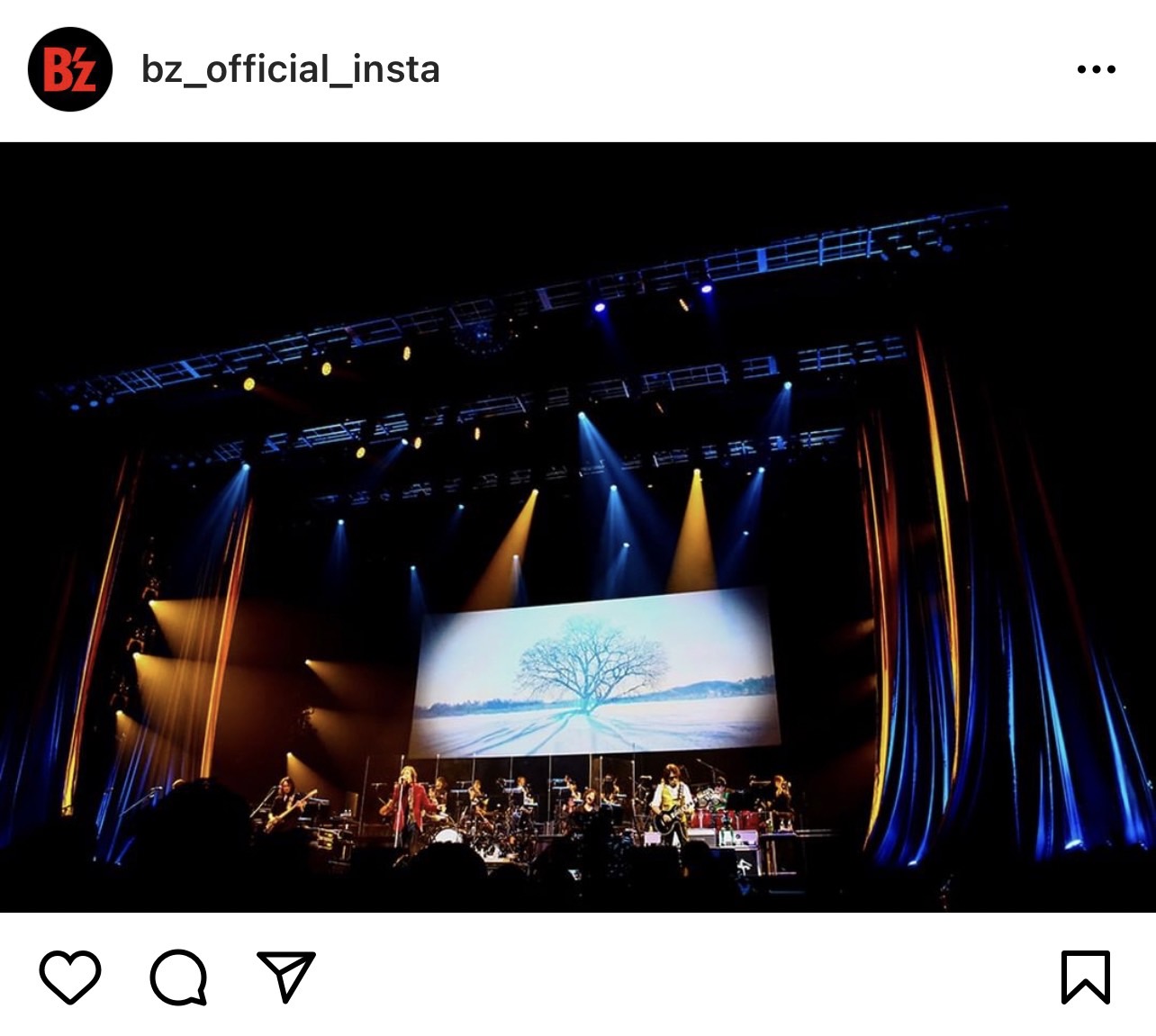 B'z公式Instagramで公開された『B’z presents LIVE FRIENDS』のステージ写真