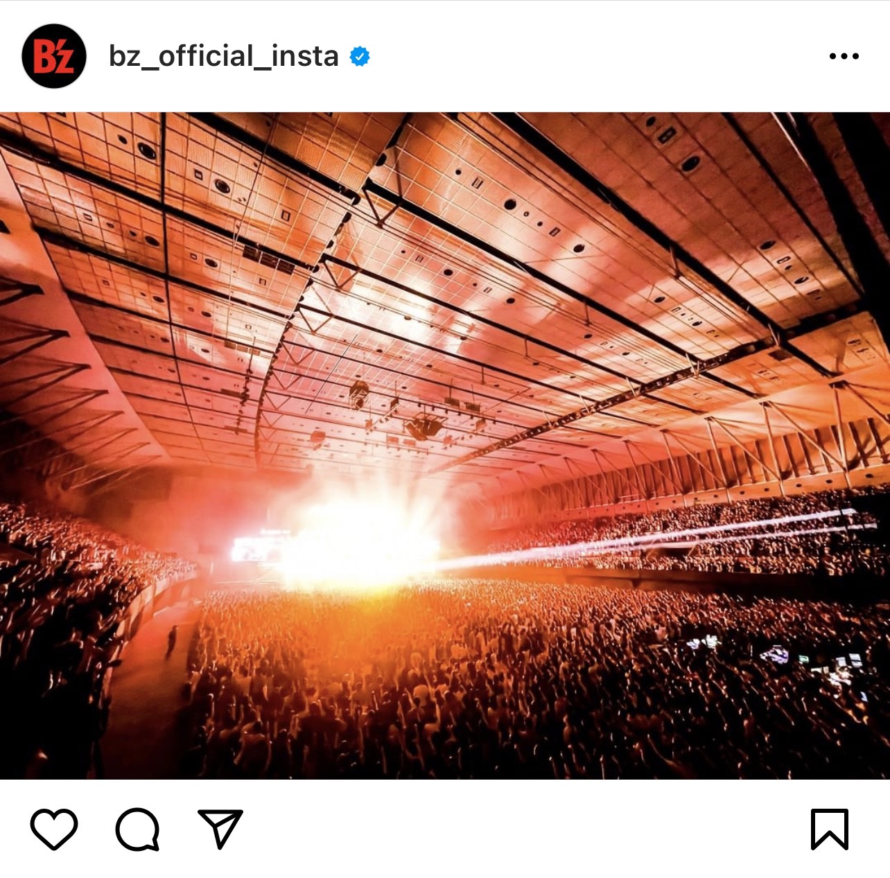 『B'z LIVE-GYM 2022 -Highway X-』エコパアリーナ2日目公演終了後に公開された会場内の写真