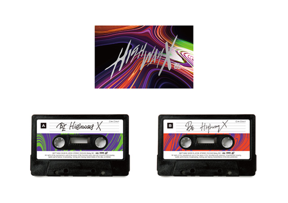 『B'z LIVE-GYM 2022 -Highway X-』に封入されるカセットテープのイメージ画像
