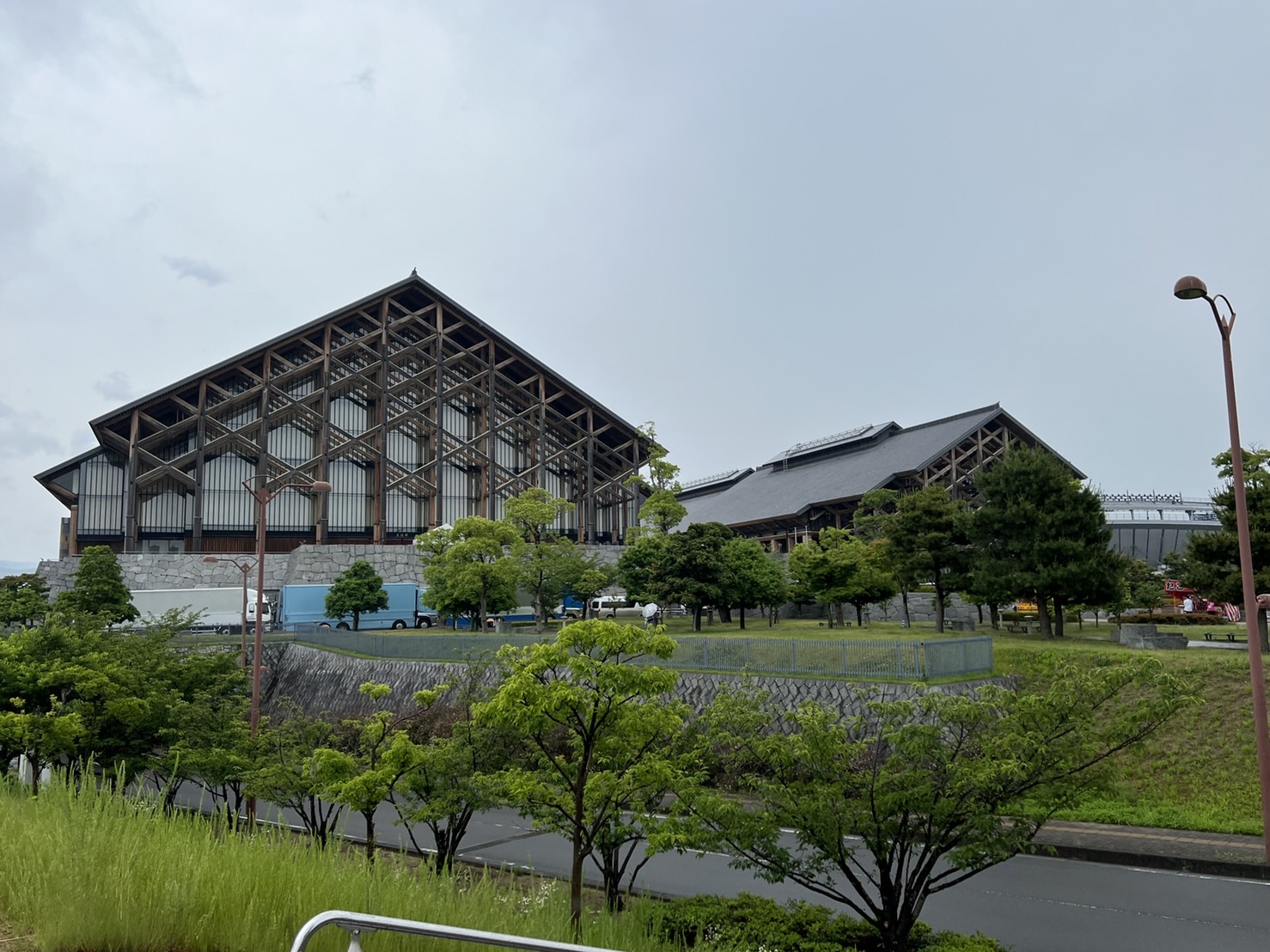 愛媛県武道館の外観写真