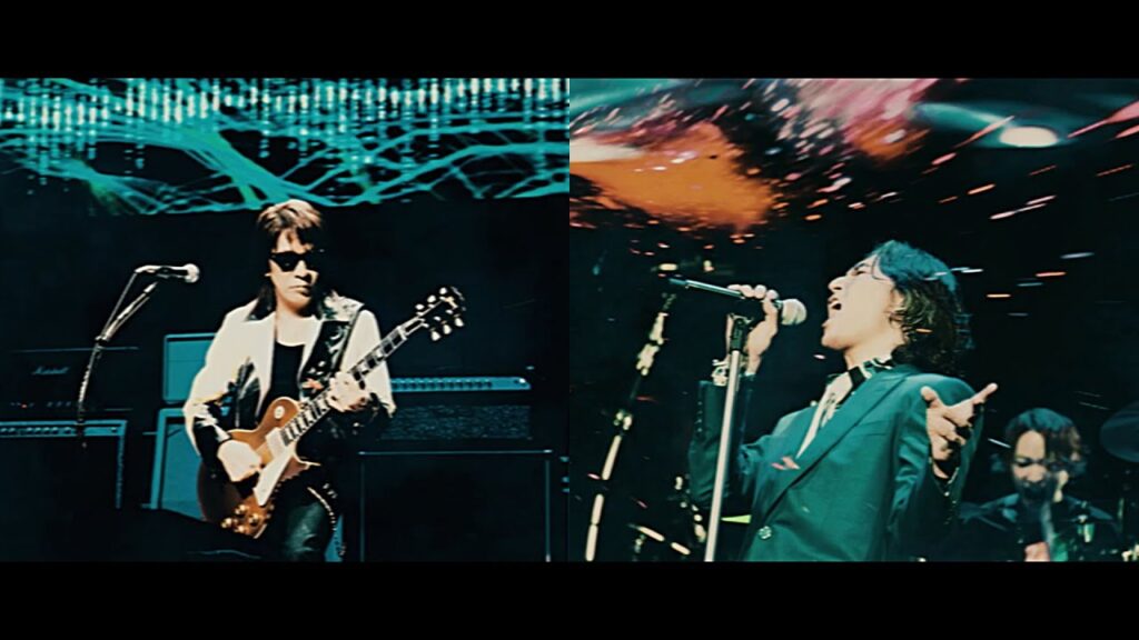 B'z「SLEEPLESS」のミュージックビデオのサムネイル画像