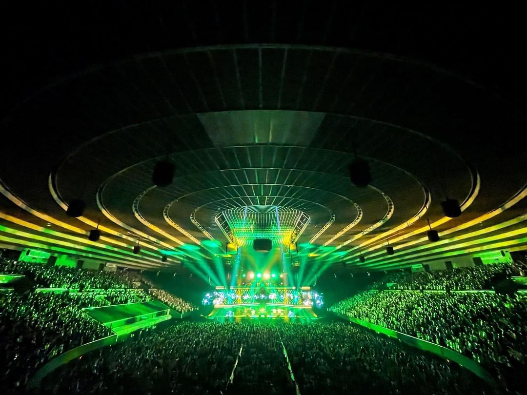清が参加した大阪城ホールでの『B'z LIVE-GYM 2022 -Highway X-』の写真