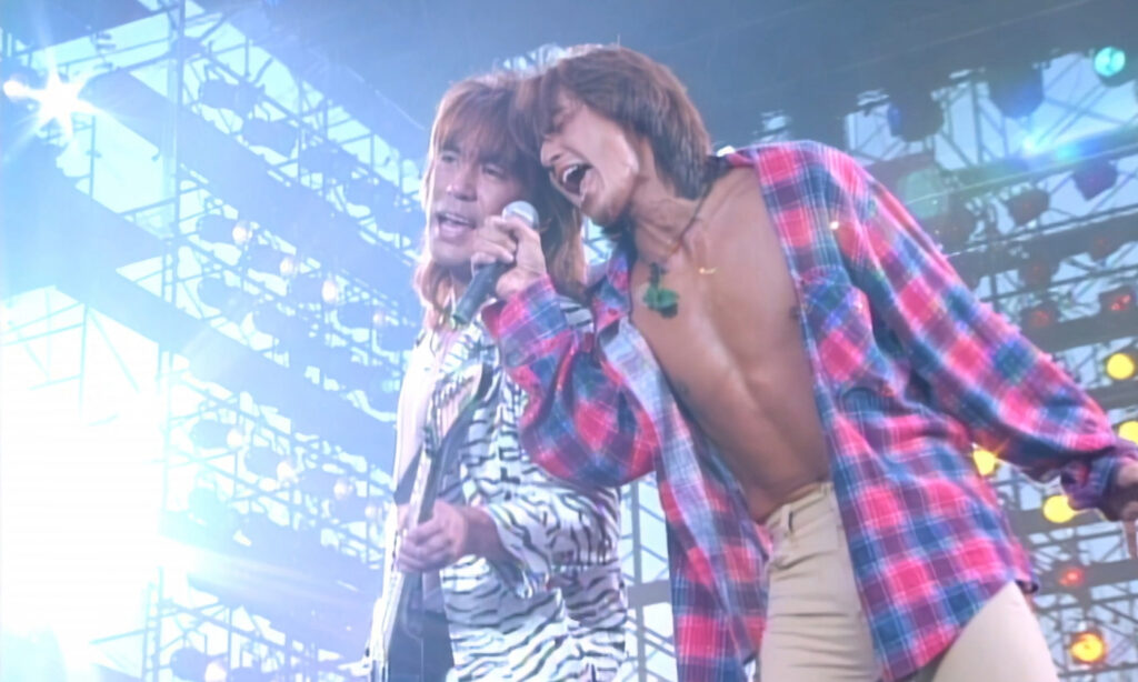 WOWOW特番で放送された『B'z LIVE-GYM Pleasure '93 -JAP THE RIPPER-』のサムネイル画像