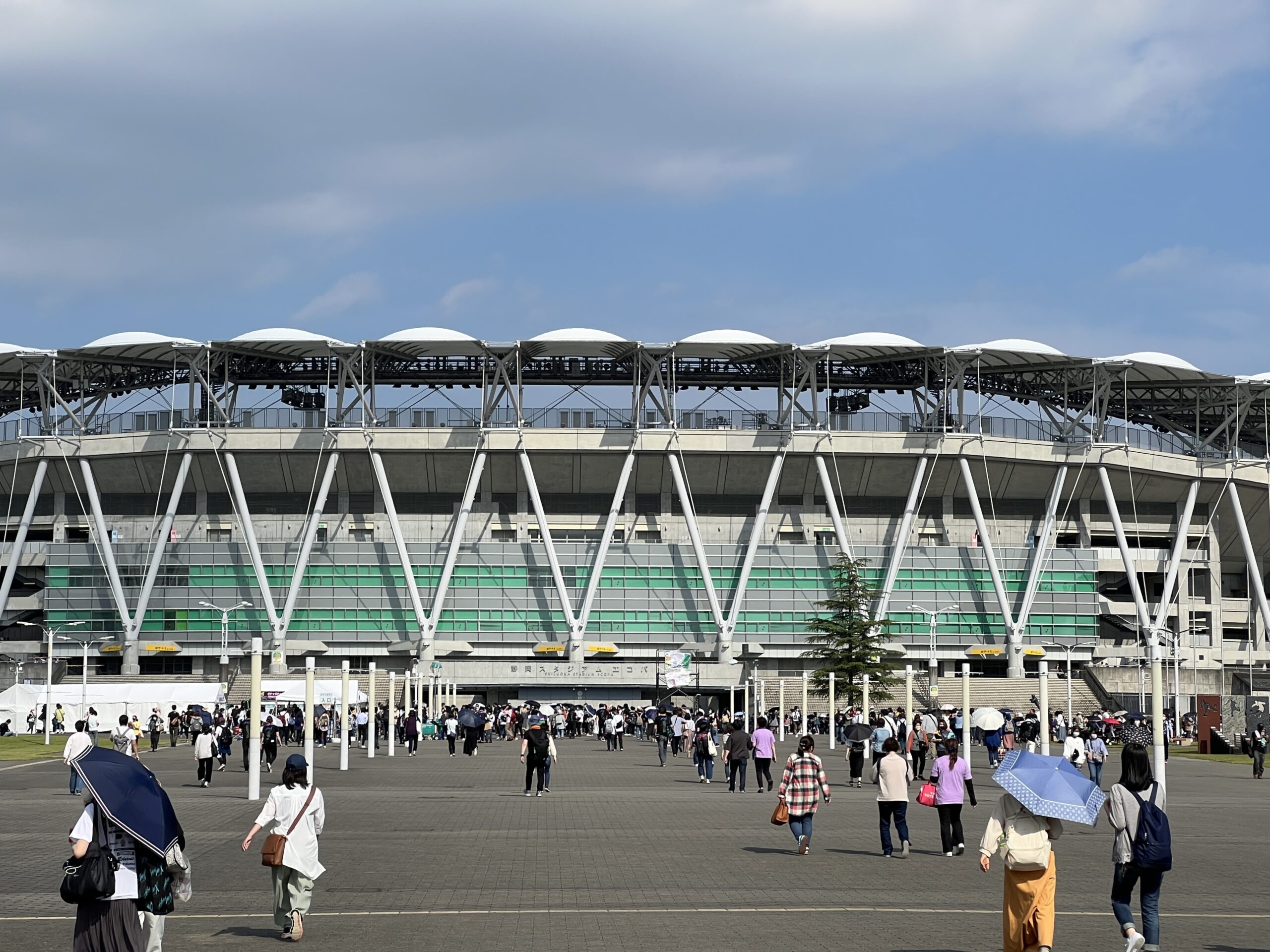 B'zのライブが開催される静岡エコパスタジアムの写真